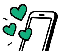 phone heart